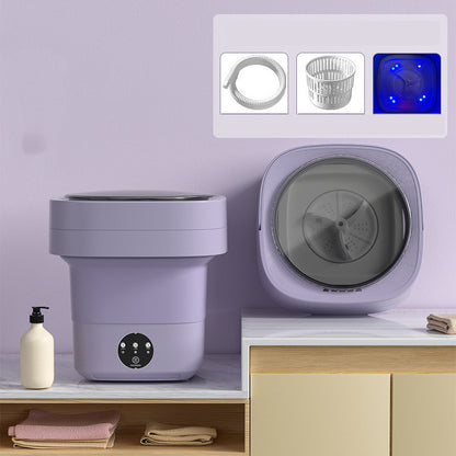 Mini Foldable Washing Machine Portable Mini Socks Underwear Panties Washing Machine Big Capacity 3 Models With Spinning Dry Gadgets - BringItHome Gadget