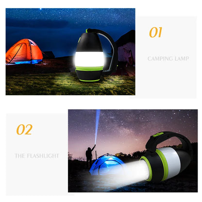 3 IN 1 Multifunction Lamp LED USB Rechargeable Flashlight, Table Desk Lamp & Emergency Flash Light - BringItHome Gadget