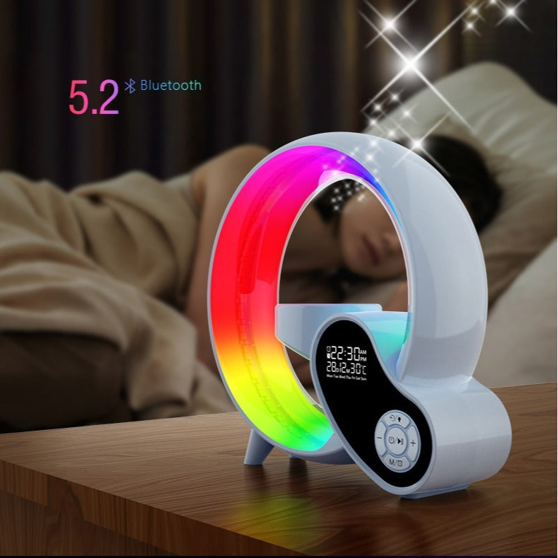 Smart Remote Control Atmosphere Colorful Lighting Bluetooth Audio Digital Display Alarm Clock - BringItHome Gadget